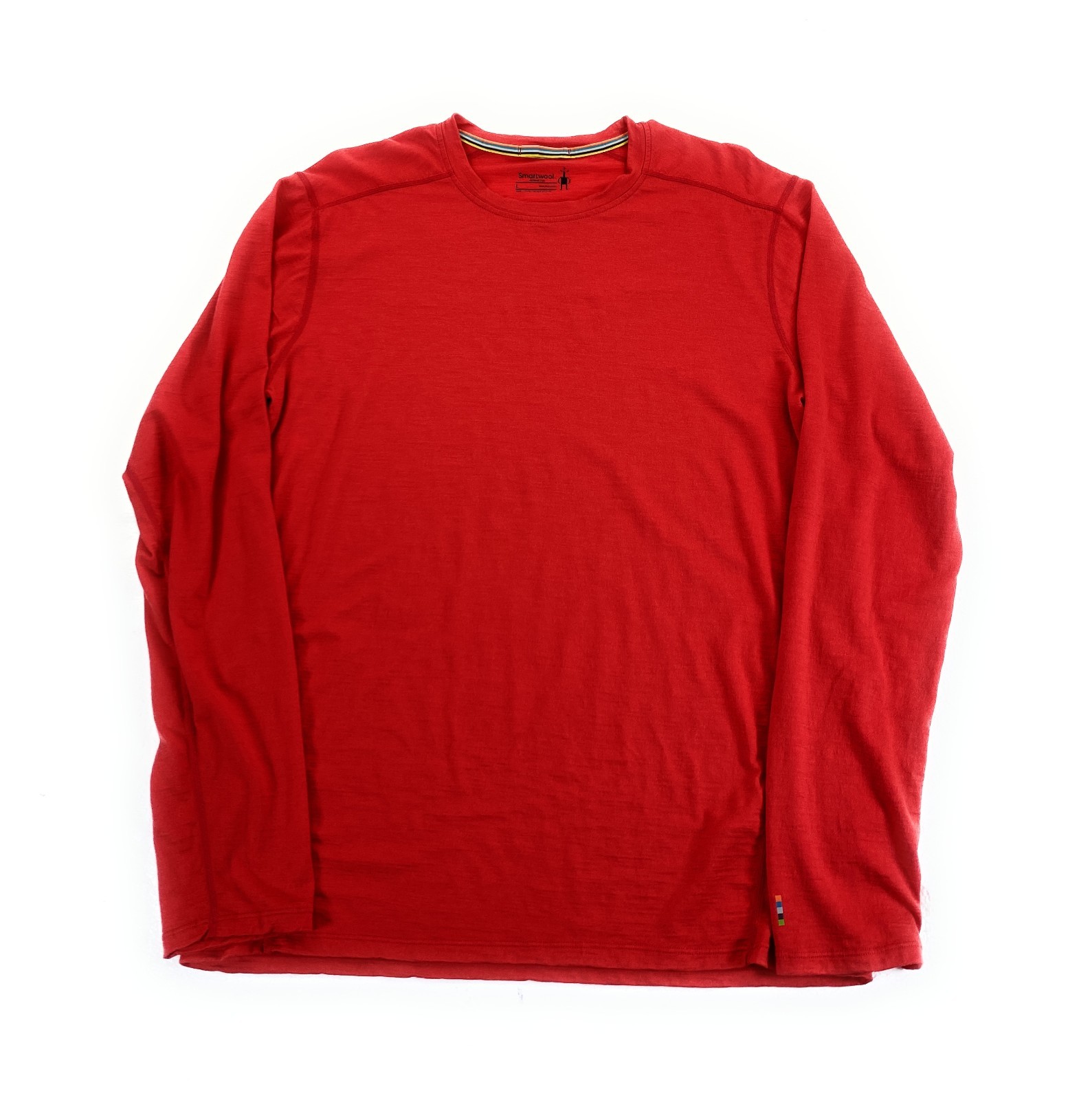 Smartwool Men’s Merino 150 Wool Base Layer Long Sleeve Red T-Shirt Large