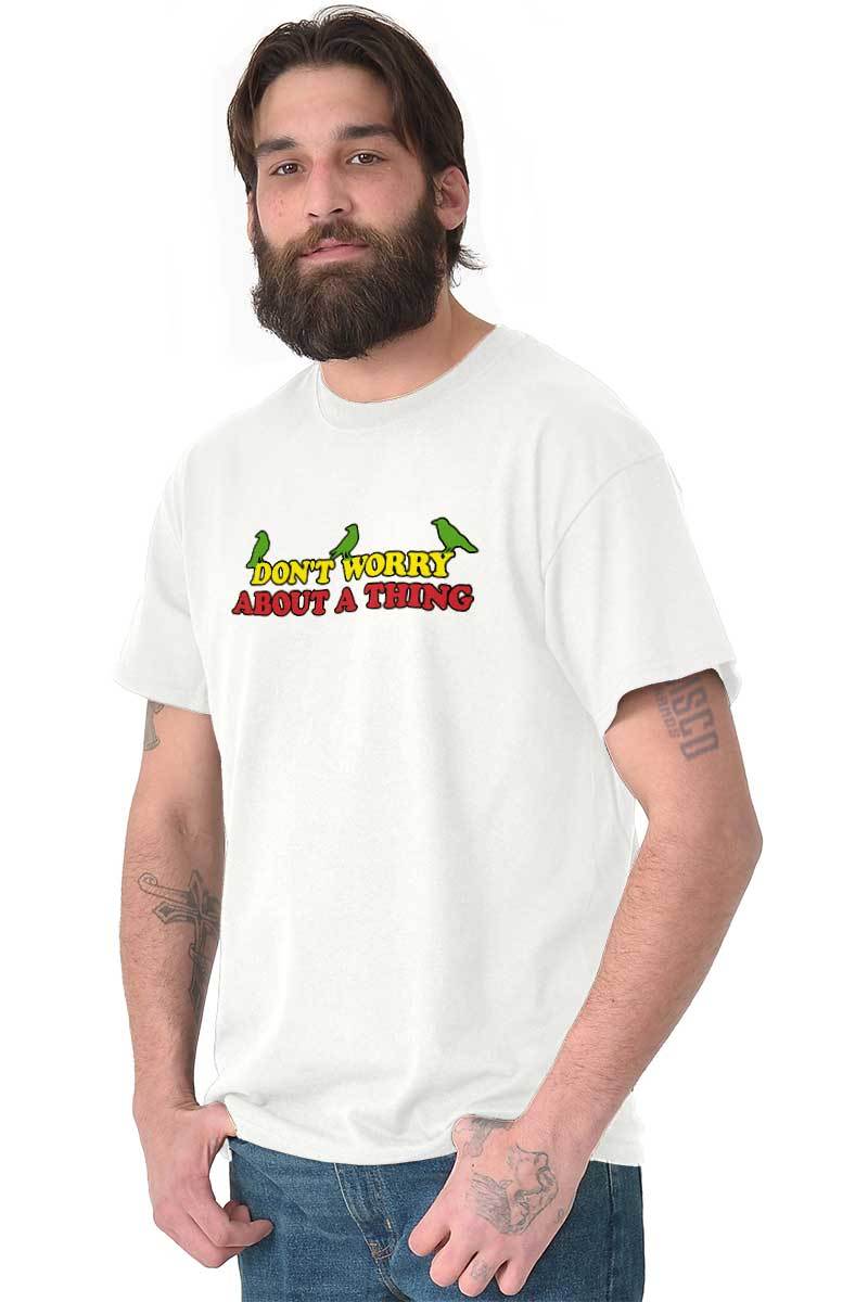 Dont Worry About A Thing Three Little Birds Womens or Mens Crewneck T Shirt Tee gallery