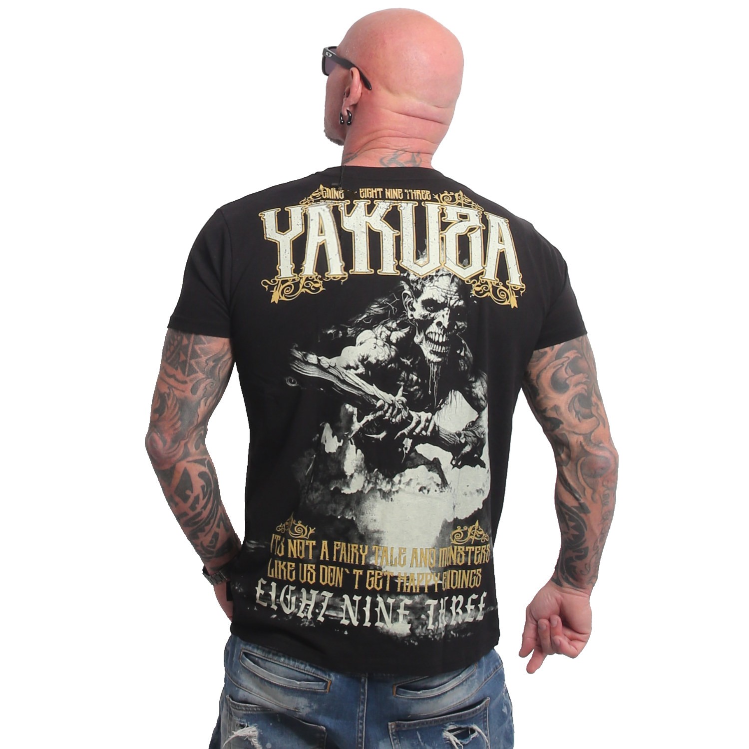 New Yakuza Men's Fairy Tale Regular T-Shirt - Black gallery