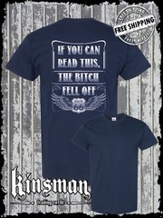 If You Can Read This, The B*tch Fell Off Route 66 T-Shirt Biker / Motorcycle USA