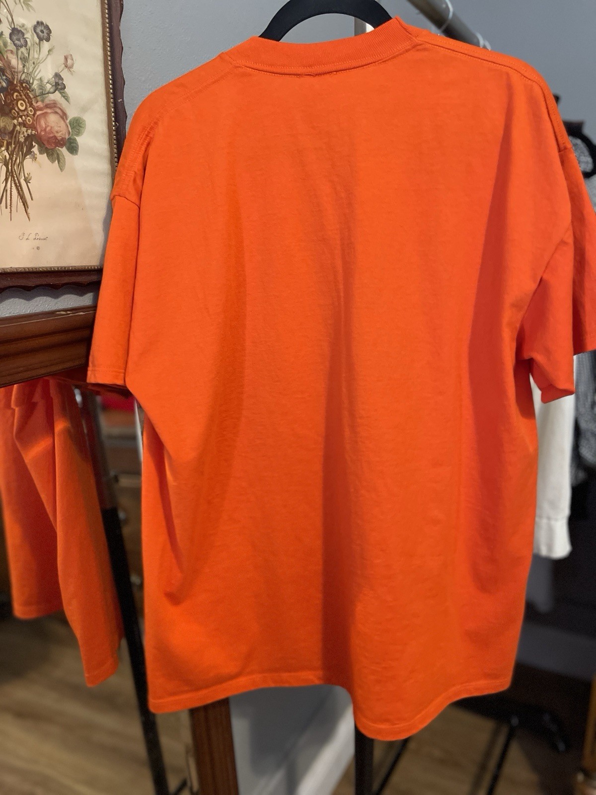 Vintage Hanes Heavyweight 50/50 Orange Halloween USPS Eagle Men's XL gallery