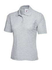 Custom Printed Personalised Ladies Polo Shirt your text logo stag workwear top