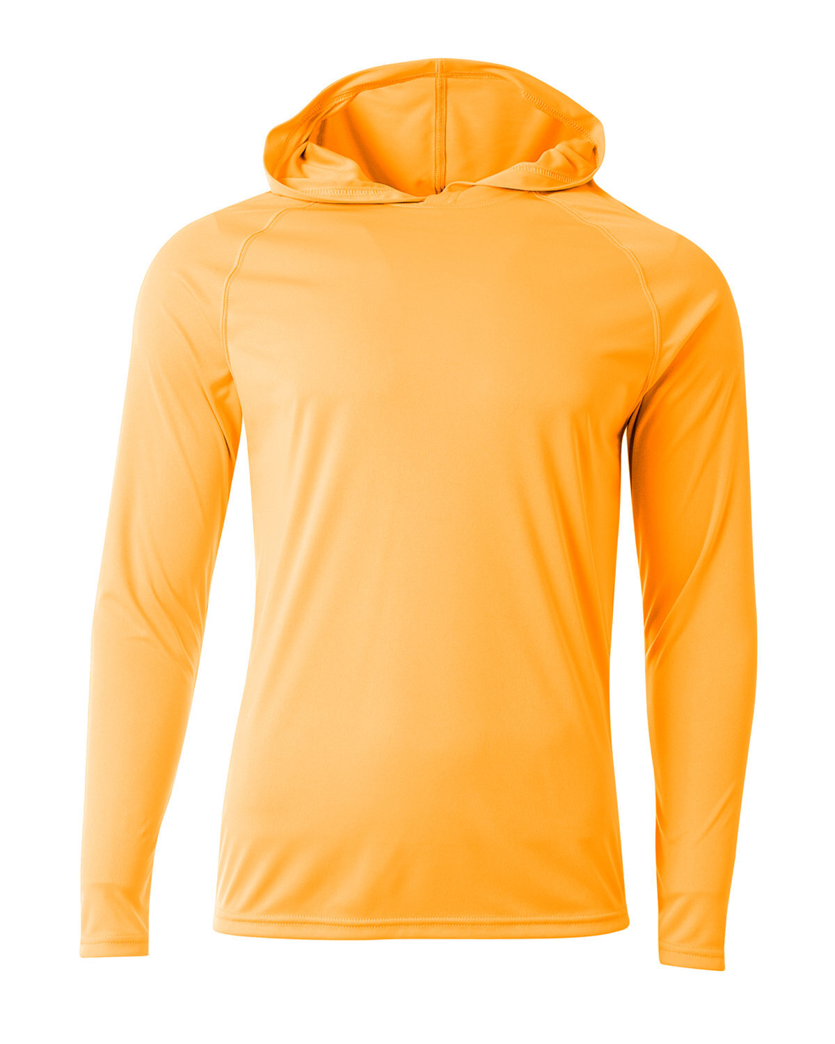 A4 N3409 Men's Cooling Performance Moisture Wicking Long Sleeve Hoodie T Shirt gallery