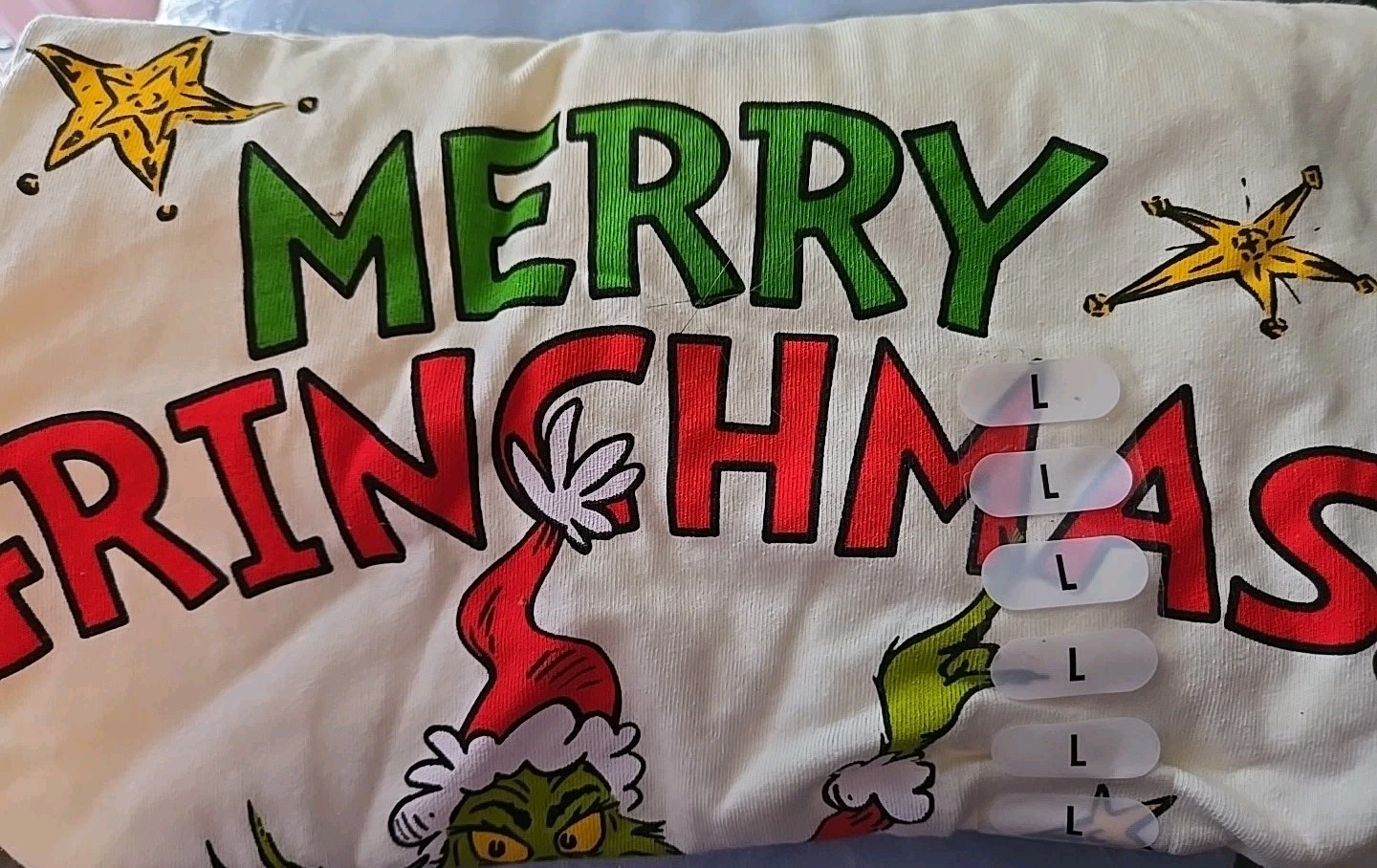 Merry Grinchmas Shirt L Large White How the Grinch Stole Christmas Shirt New gallery