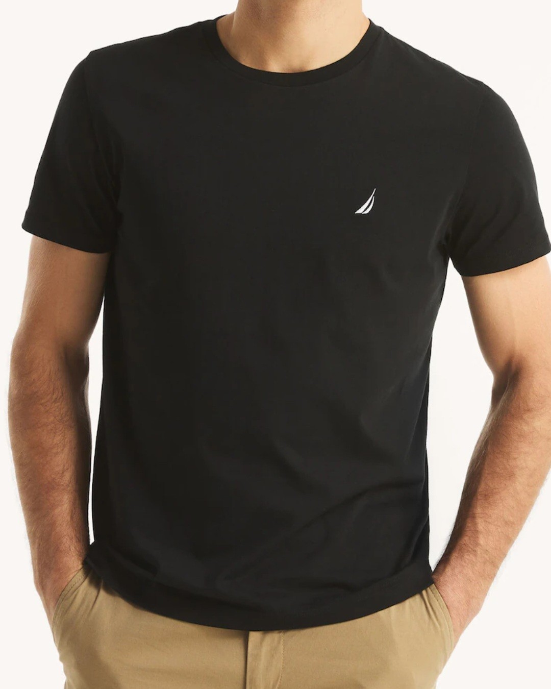 NAUTICA Mens t-shirt crew neck Size 2XL 3XL Navy Black short sleeve gallery