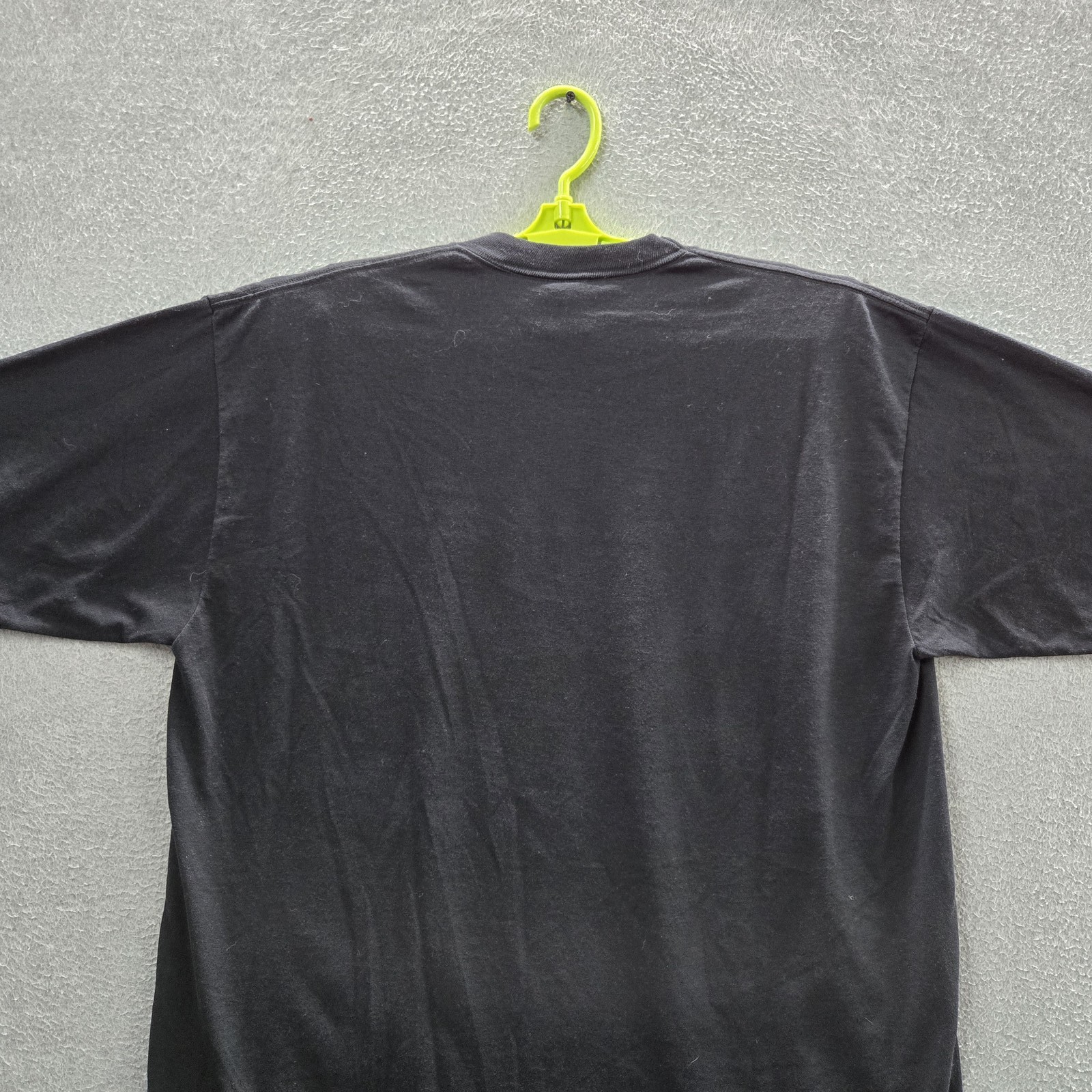 VINTAGE Hong Kong Men Shirt XL Black 90s USA Single Stitch Graphic Dragon Waves gallery