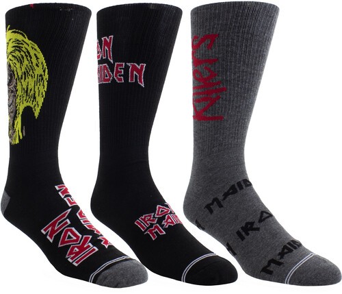 Iron Maiden - Perri's - Iron Maiden - Crew Socks (3 Pack Collector Guitar Shape gallery