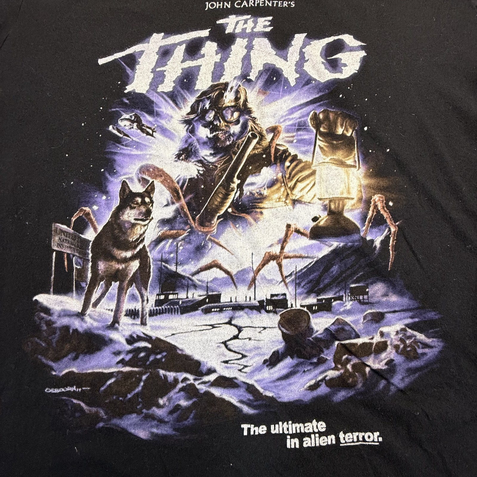 THE THING Fright Rags Horror Tshirt MEDIUM SOLD OUT John Carpenter