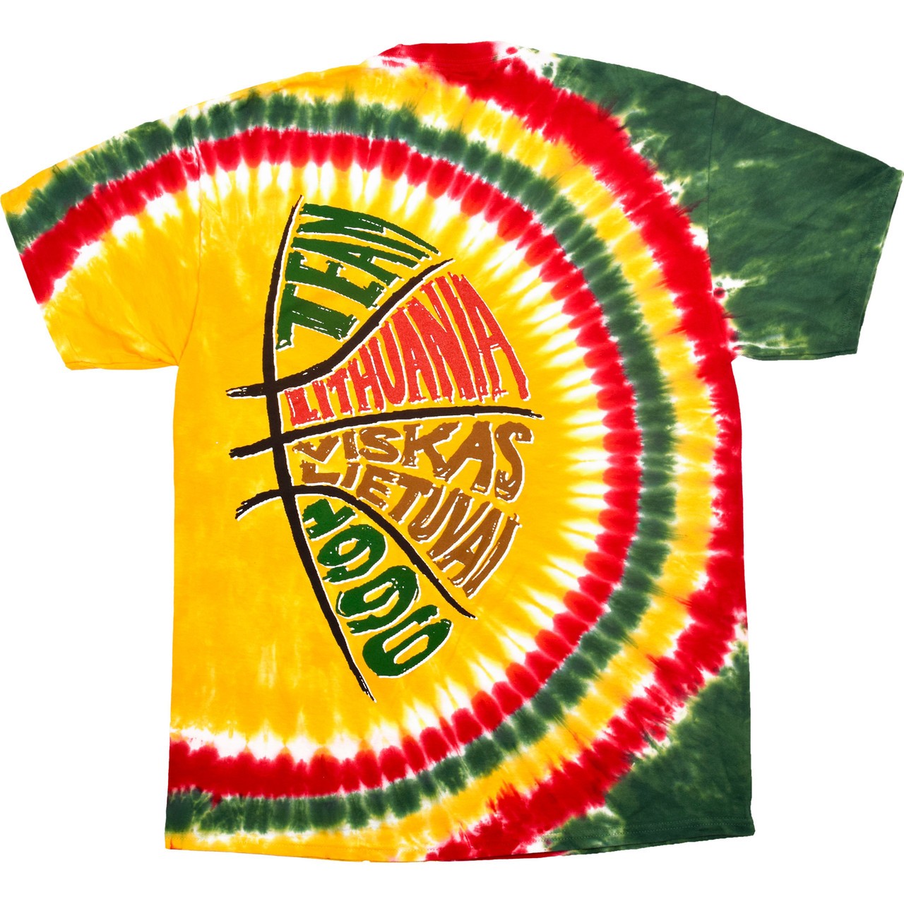Lithuania Drivin' Tie-Dye T-Shirt Liquid Blue gallery