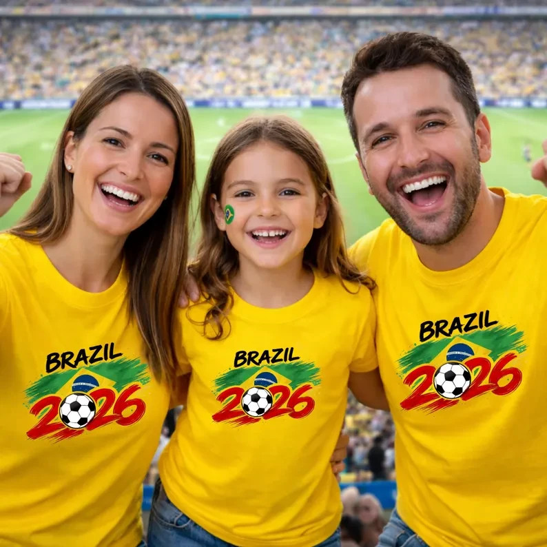2026 World Cup Country Flag Soccer T-Shirt USA Canada Brazil Mexico Tee gallery