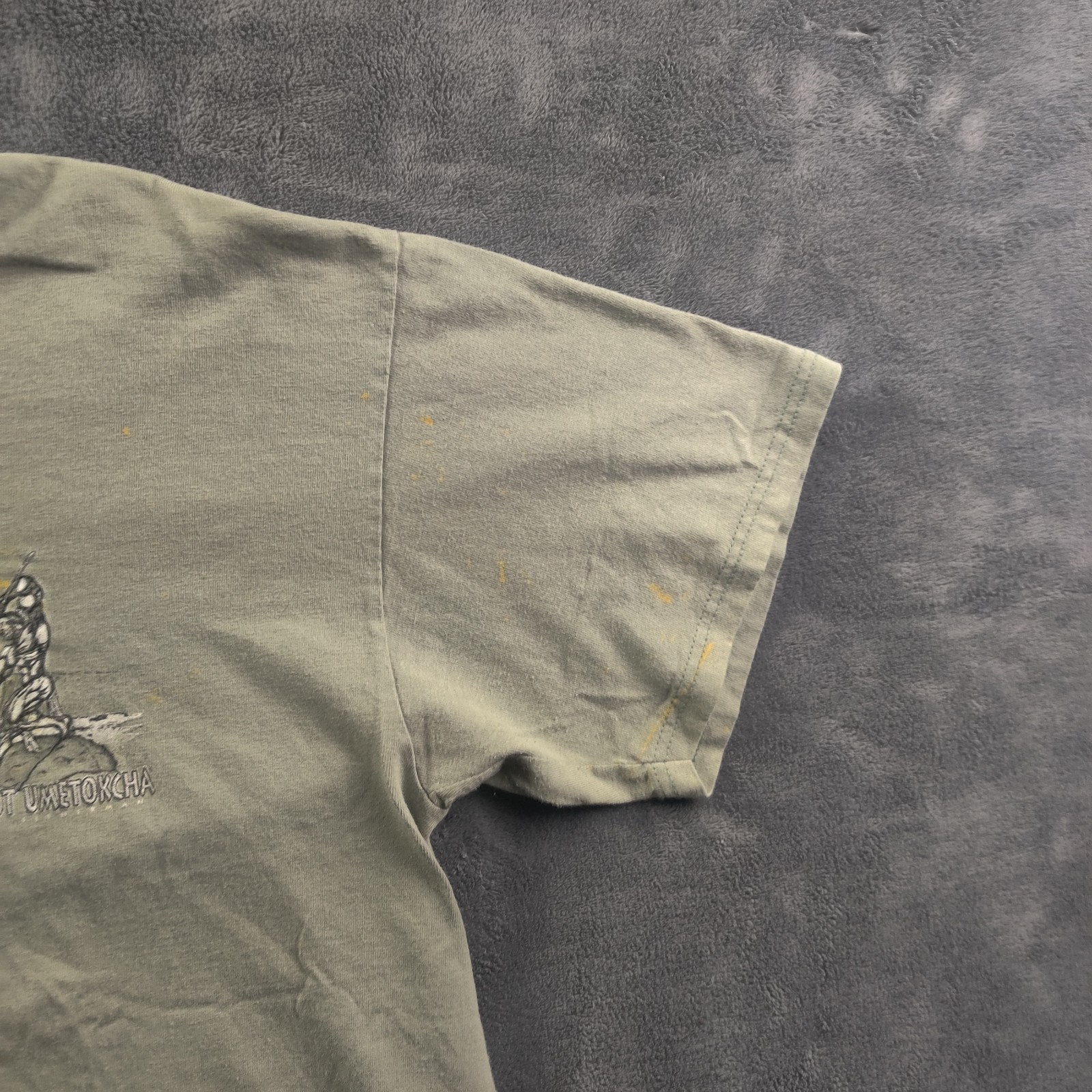 Vintage Hawaii Shirt Adult Mens Large Green Short Sleeve Peskadot Umetokcha gallery