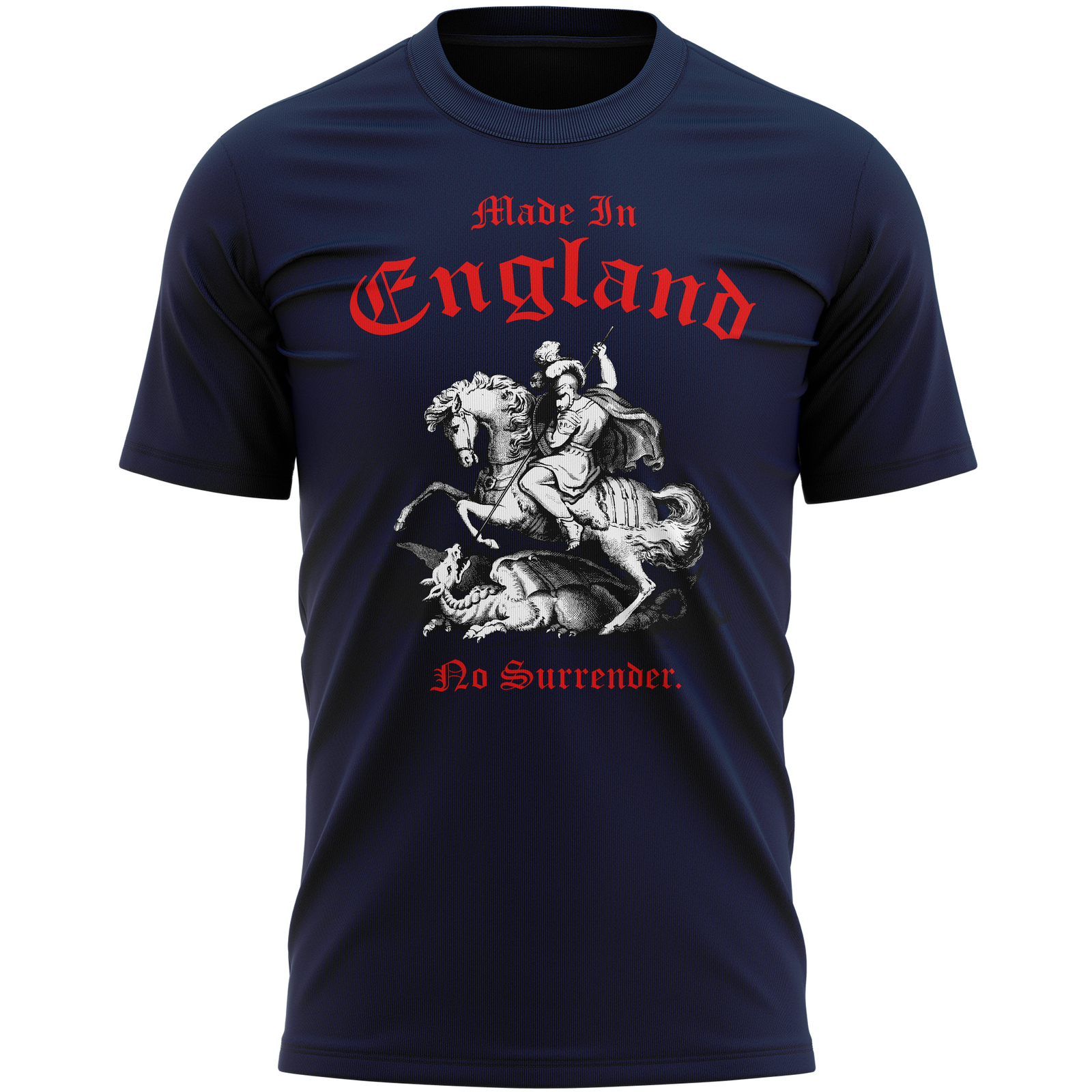 St Georges Day Mens T Shirt Made In England No Surrender Slogan 23rd April gallery