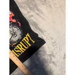 Reason T-Shirt Men Medium Charcoal Born Free Built To Disrupt Motorcycle Graphic