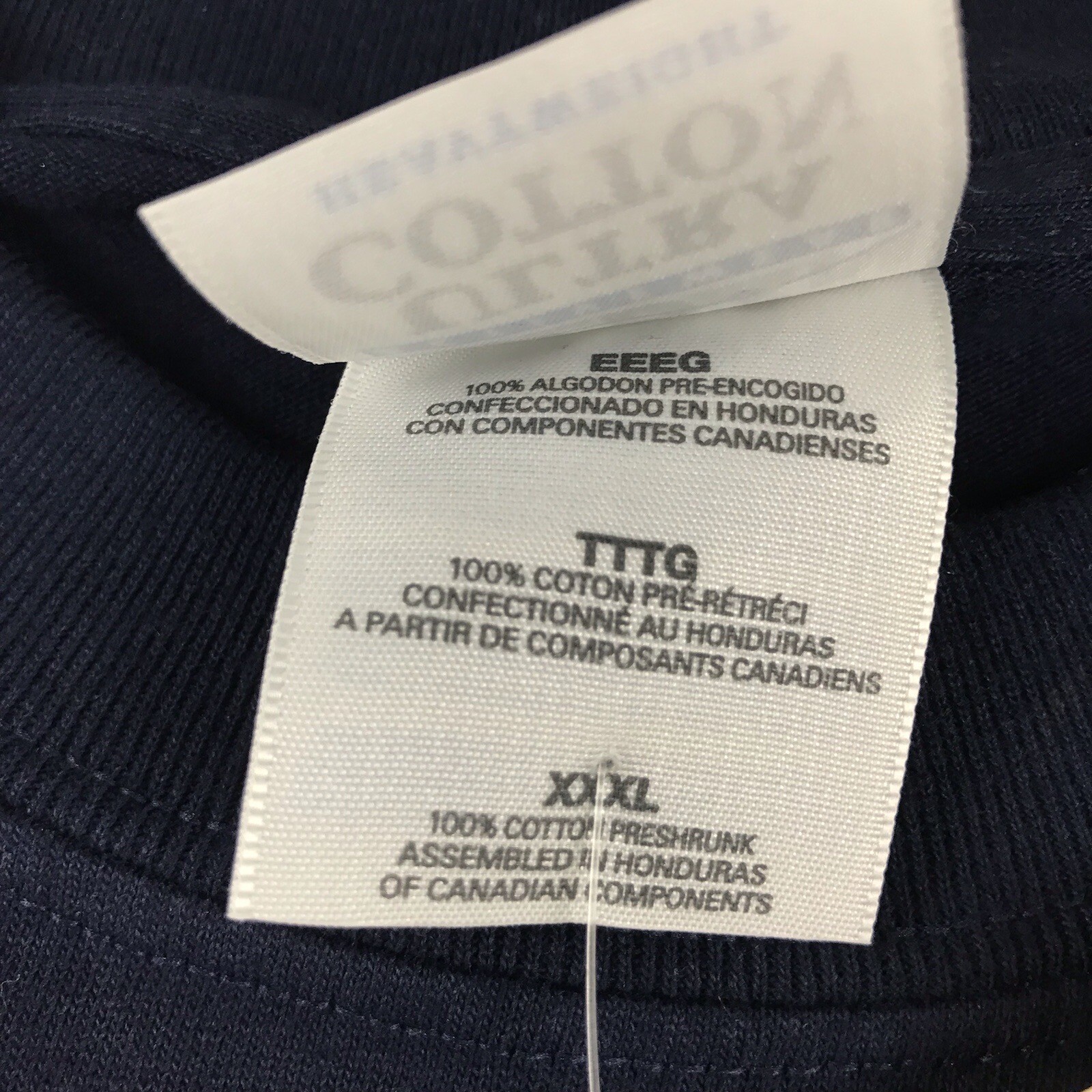 Maine Quilts Shirt Mens 3XL Blue Crew Neck Short Sleeves Crossroad Designs NWT gallery
