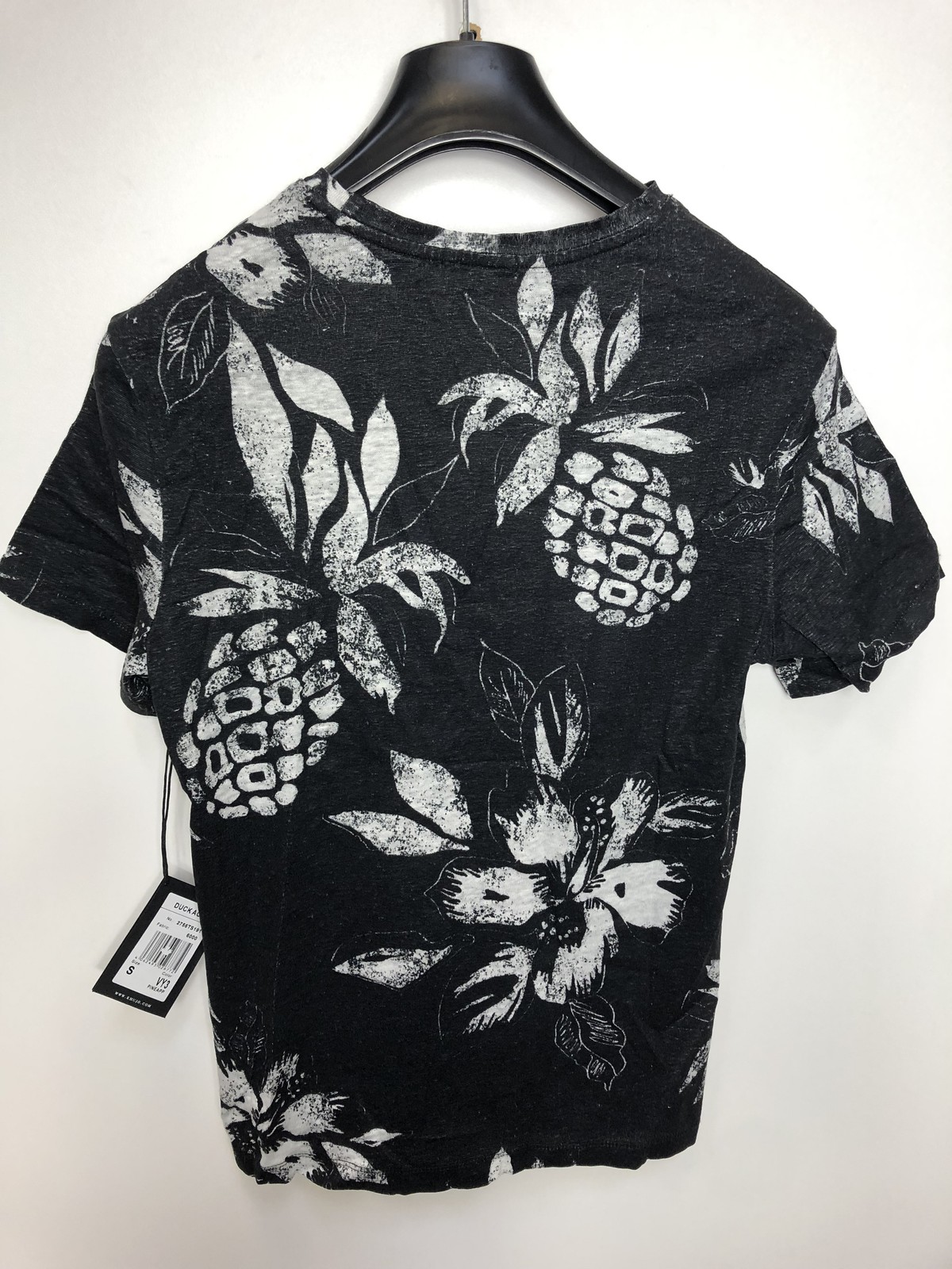 KHUJO Men's T-Shirts Model: Duck Aop Black/White S gallery