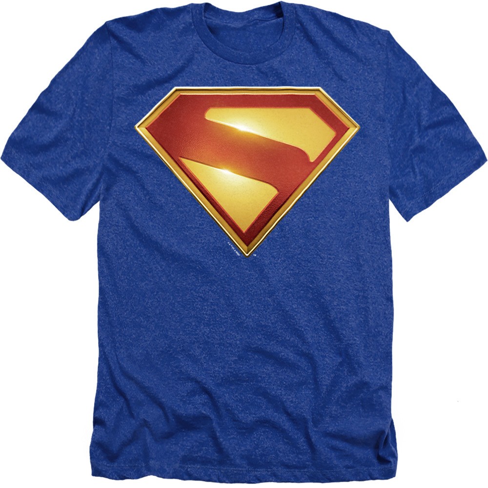 Superman 2025 New Logo Color Unisex Adult Heather T Shirt, Royal, S-3XL gallery