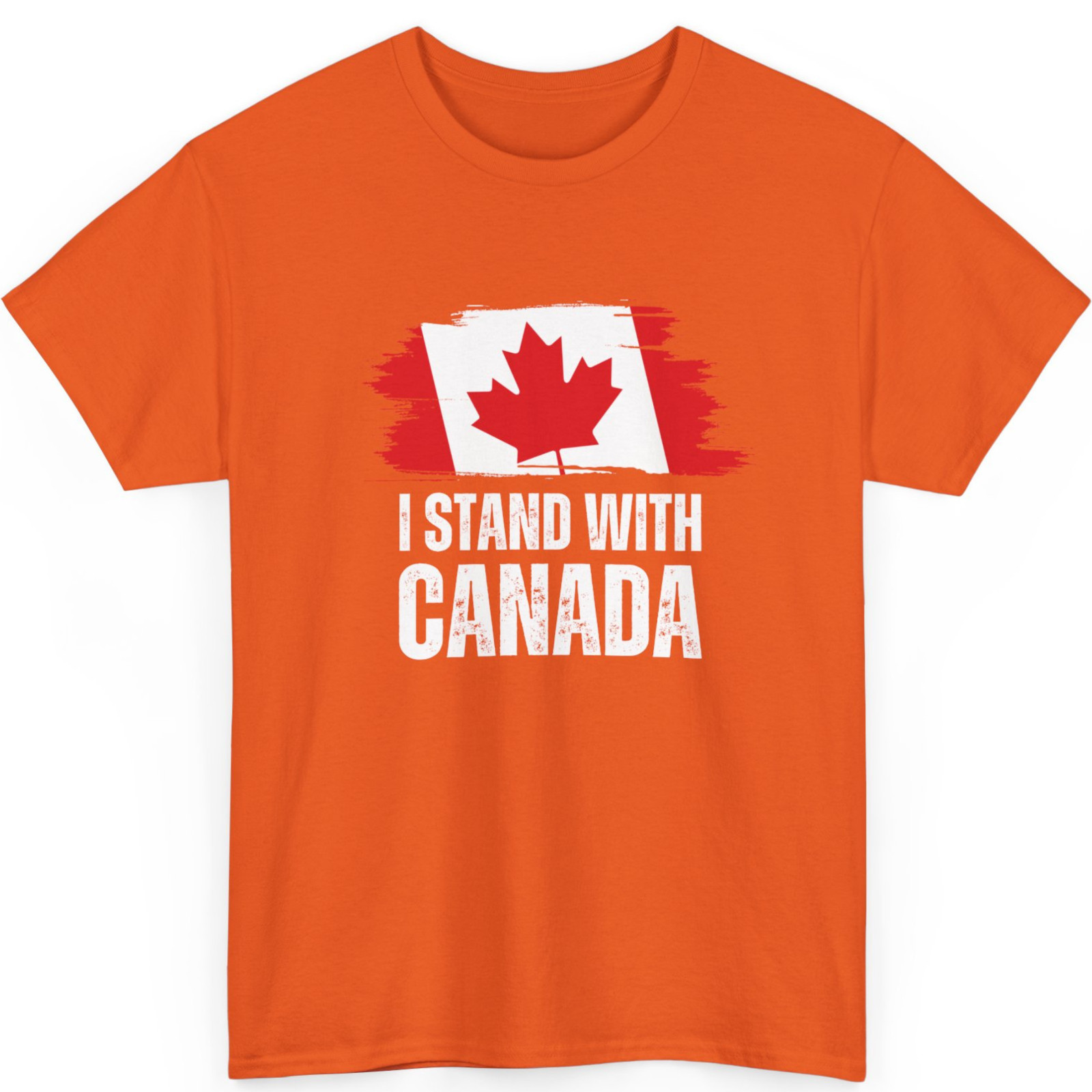 I Stand With Canada America Canadian USA Flag Unisex T-Shirt gallery