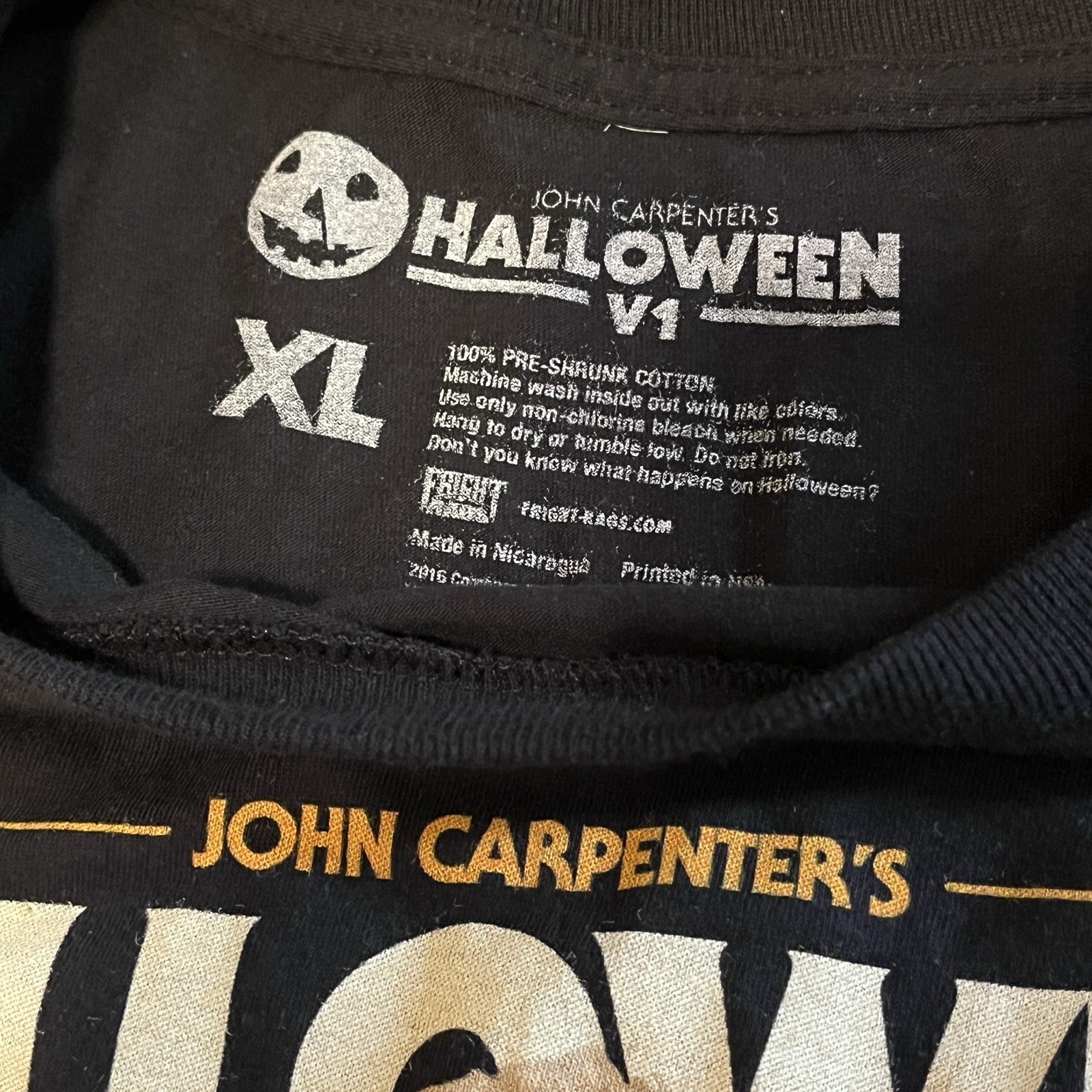 Fright Rags Halloween Michael Myers T-Shirt Men’s XL Black John Carpenter gallery