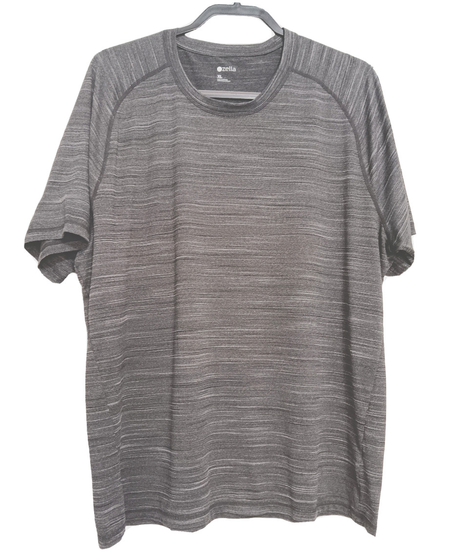 Zella T-Shirt Men's XL Gray Athletic Workout Gym Running Polyester and Spandex gallery
