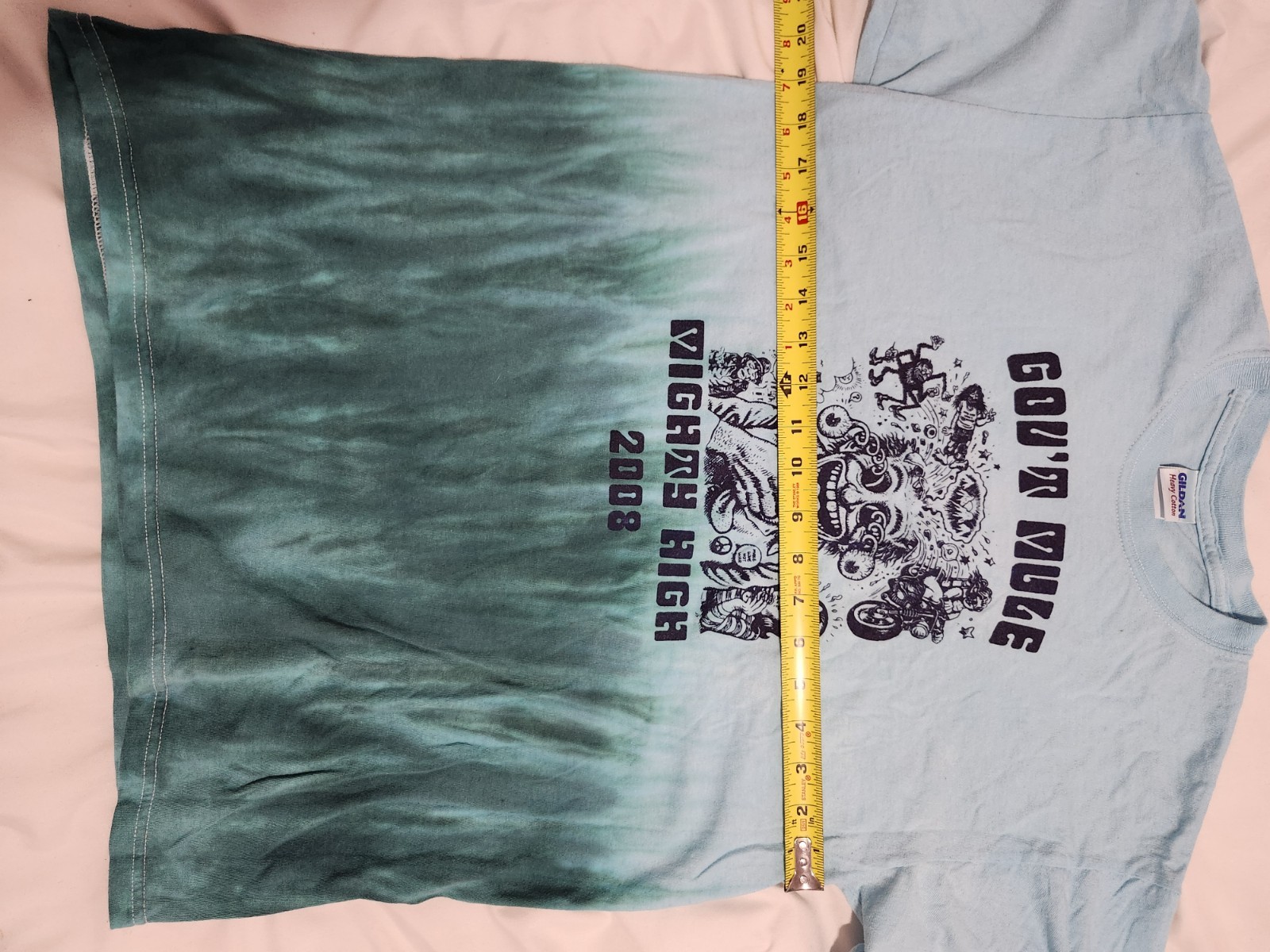 2008 Gov't Mule MIGHTY HIGH Band Music Concert Tour T-Shirt Tie Dye Dead Rock M gallery