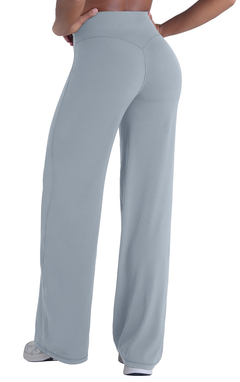Butt Lifting Wide Leg Yoga Pants – High Waist, No Front Seam, Tummy Control, ... gallery