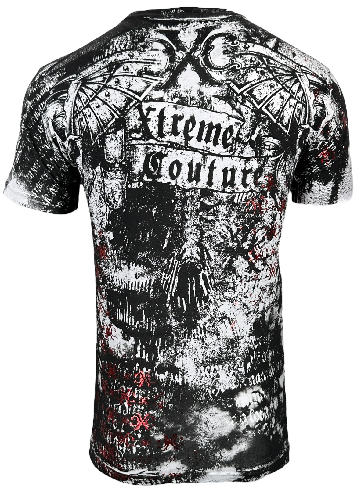 Xtreme Couture By Affliction Men's T-shirt Combatant Skull Biker S-5XL gallery