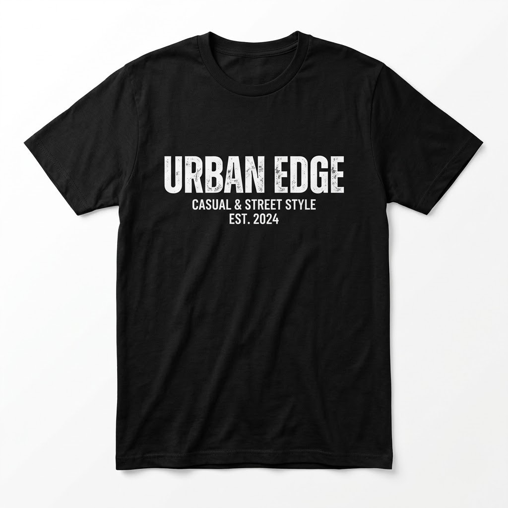 Urban Edge Casual & Street Style T-Shirt - Est. 2024 Graphic Tee gallery