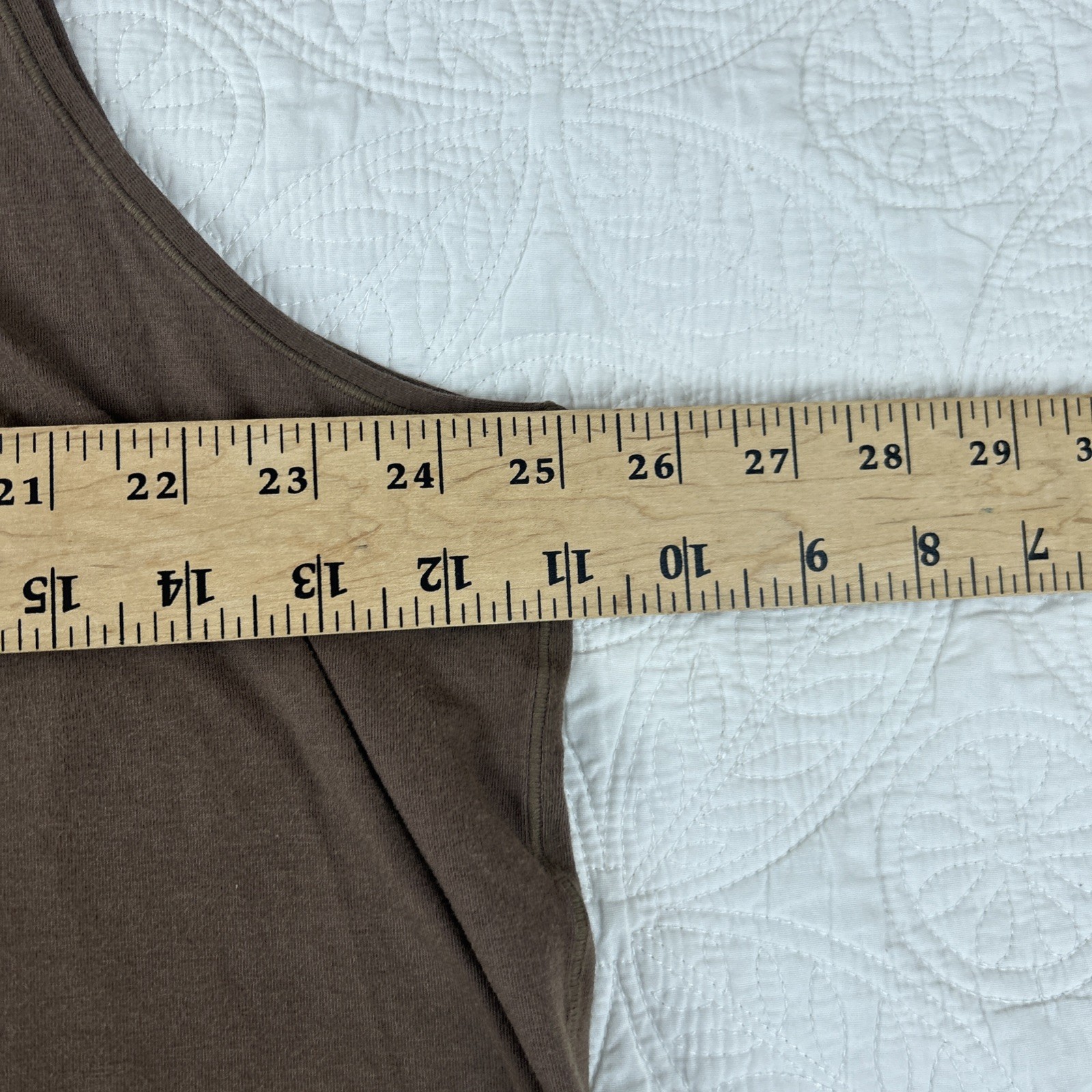 Skims Men's Stretch Tank Top Size 2XL Brown Athletic Sleeveless Tee gallery