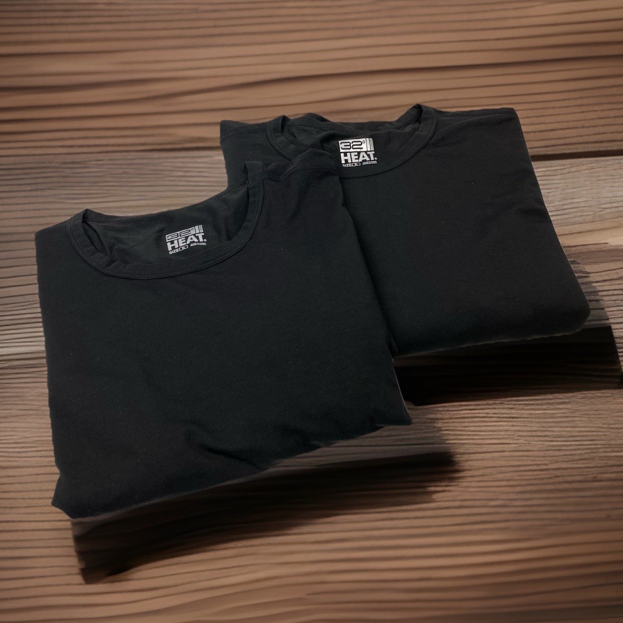 Lot Of 2 32 Degree Heat Men’s XL Extra Large Black Thin Lightweight T Shirt Pack
