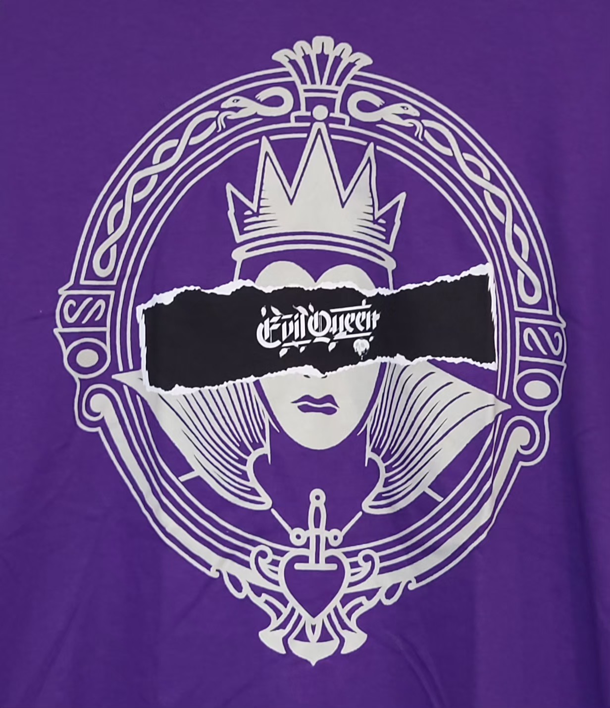 Disney Villains Evil Queen Purple Lootwear Adult Graphic T Shirt Size M NEW gallery