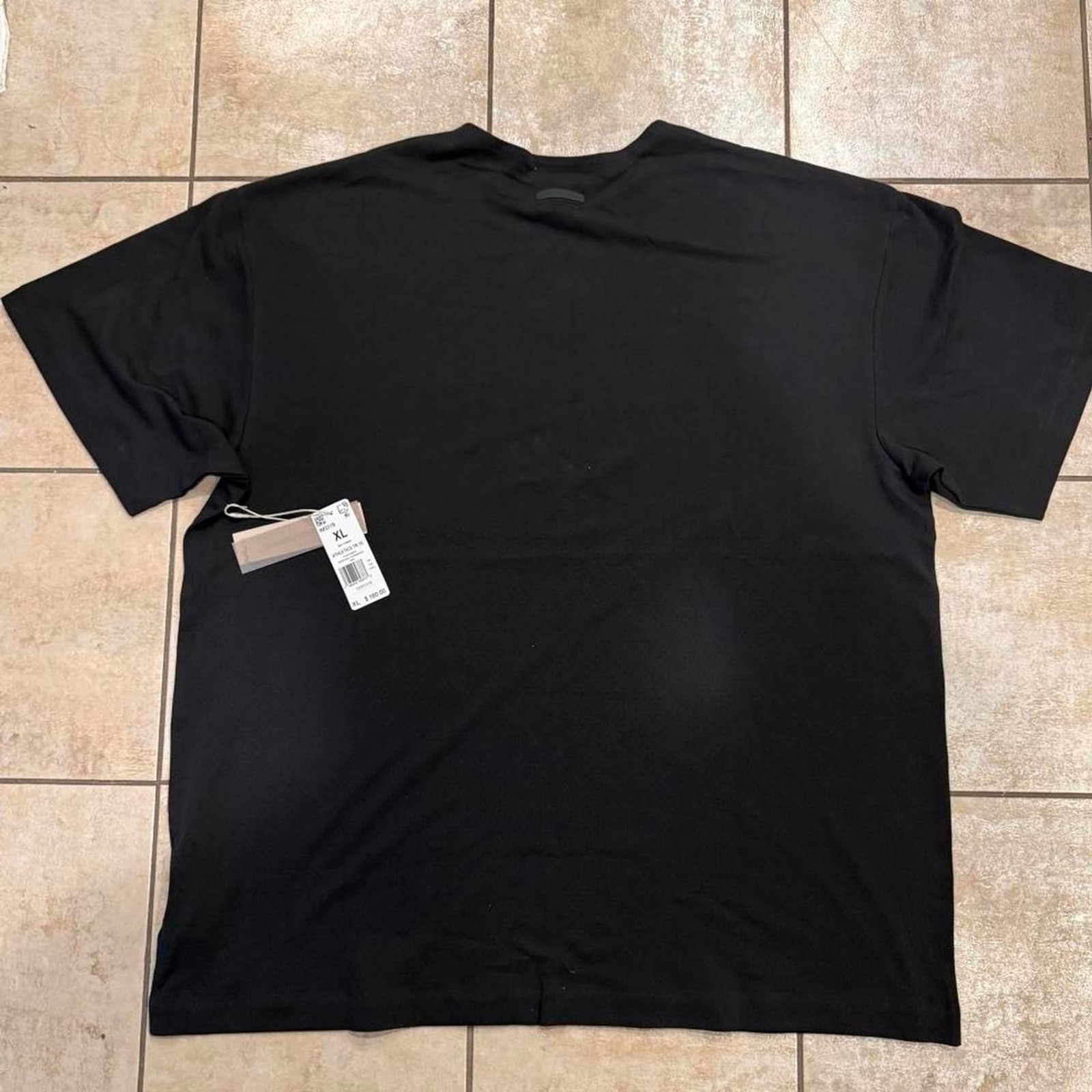 NWT Fear of God x Adidas Athletics Tee Black Size XL Oversized Premium gallery