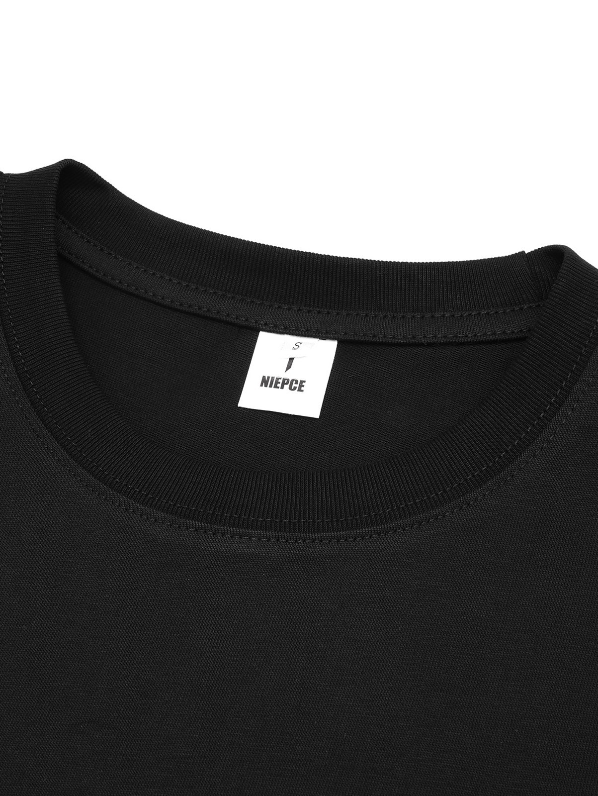 Niepce Men's Flower and Birds Embroidery Tee Japanese Streetwear T-Shirt gallery