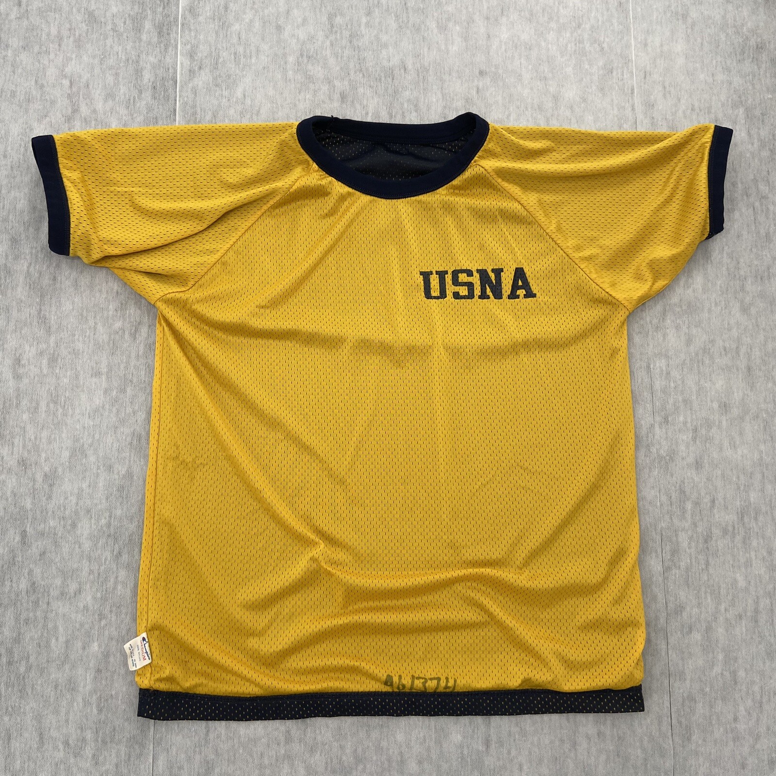 VINTAGE USNA Jersey Adult Medium Champion Naval Academy Reversible Mesh Shirt M gallery