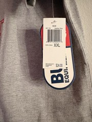 B.U.M. Equipment Men’s Gray Graphic Logo Cotton Crew Neck T-Shirt XXL