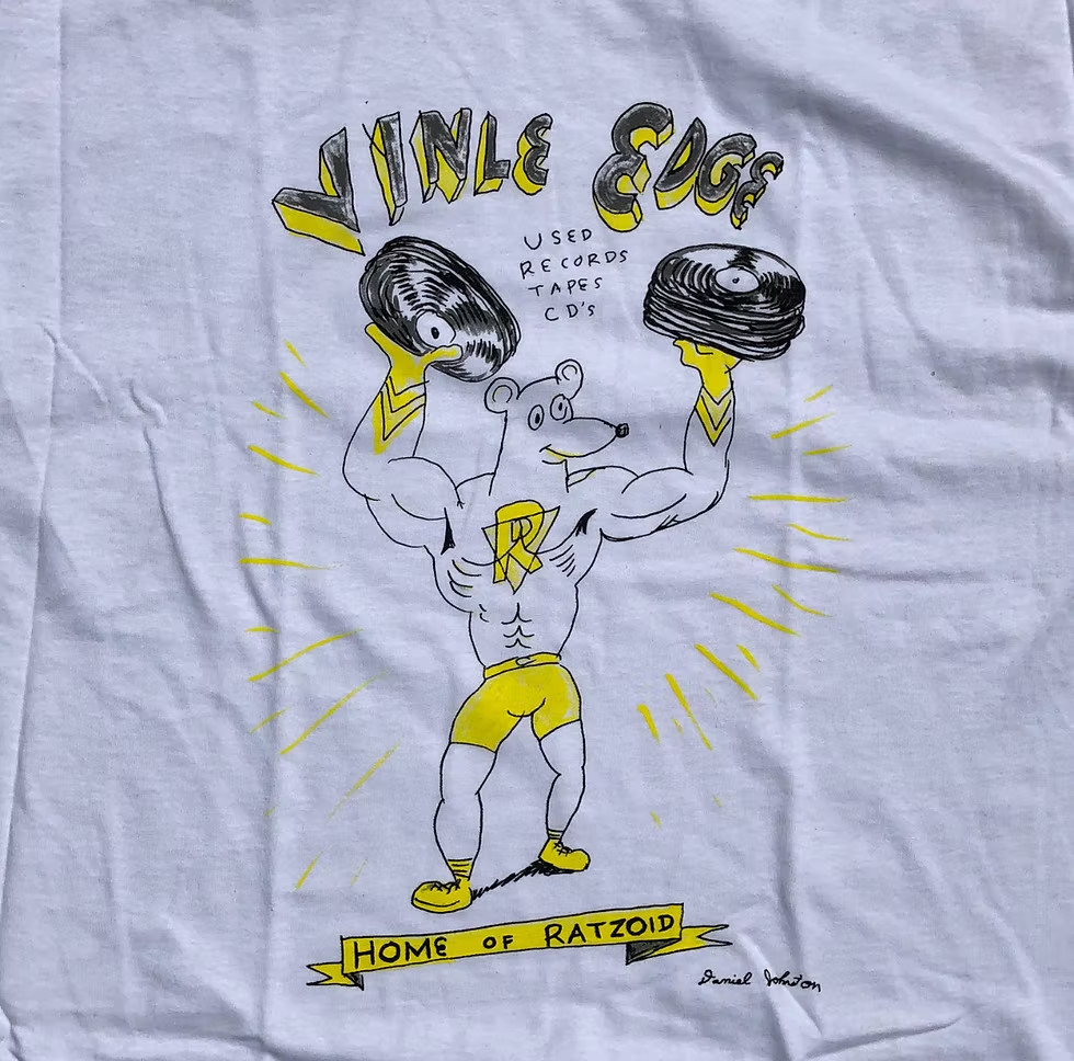 Vintage Daniel Johnston Vinle Edge Shirt Gift S-5XL EN591