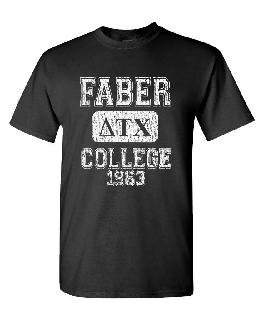 FABER COLLEGE - delta tau chi belushi house - Mens Cotton T-Shirt gallery