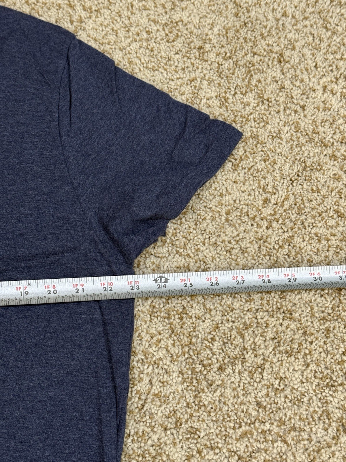 Hanes Mens Essentials ,3 Crewneck Navy Blue Short Sleeves T-shirts Size XL gallery