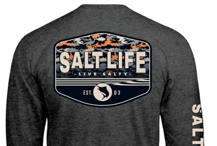 Mens Salt Life Aquatic Journey Graphic Pocket L/S T-Shirt - 2XL/XL/Large - NWT gallery