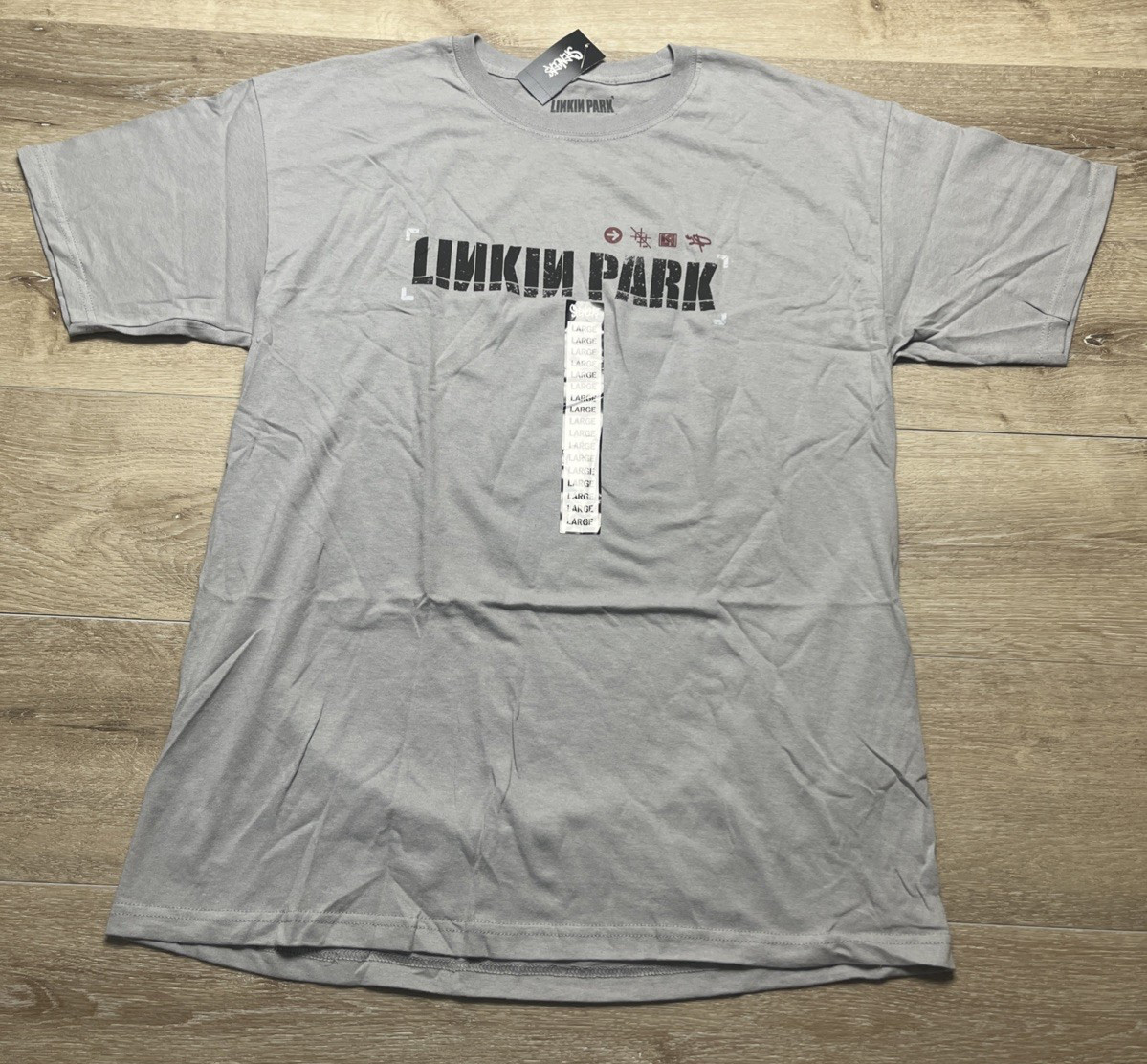 Linkin Park T-Shirt Large Gray Rock Band Hybrid Theory Graphic Tee Spencers gallery