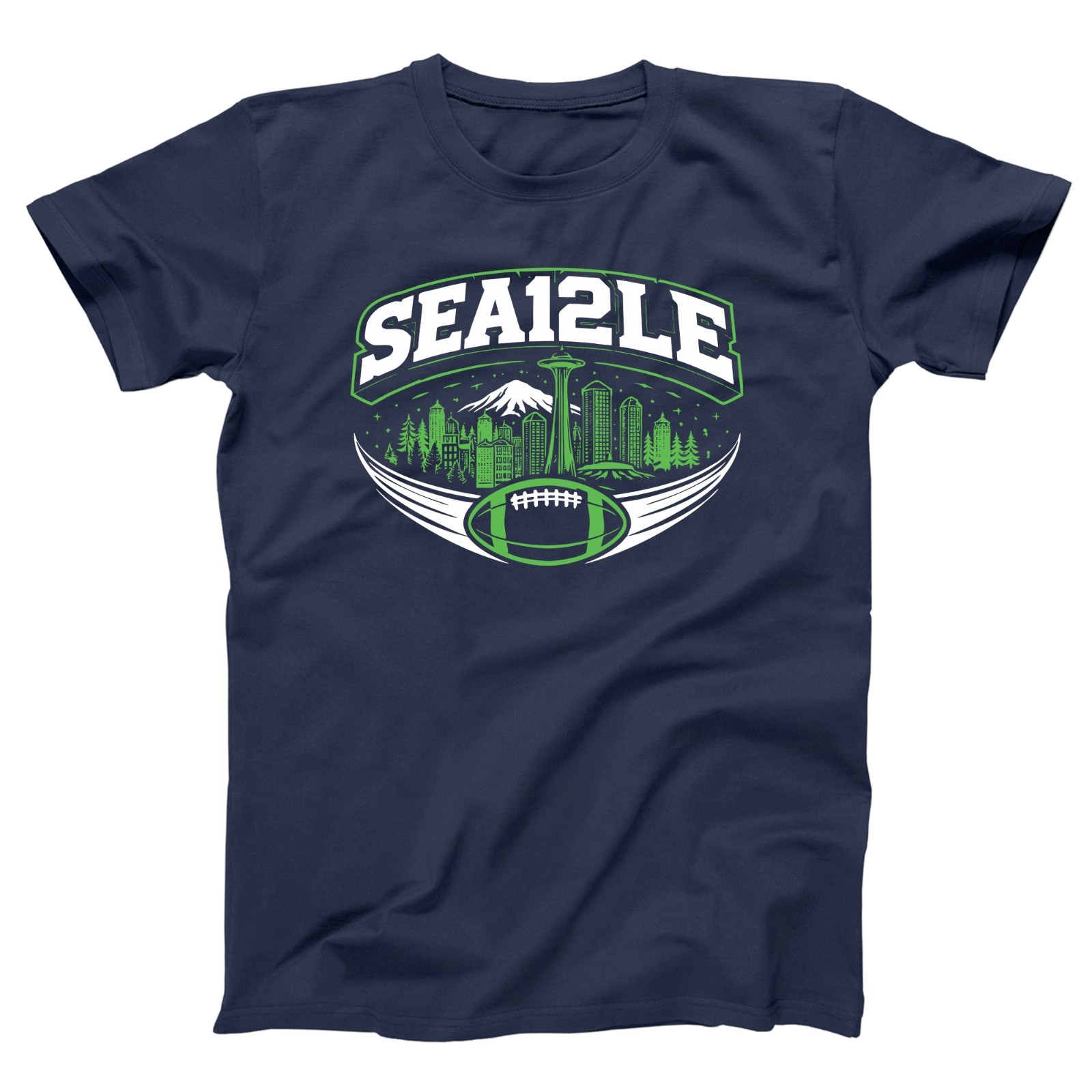 SEA12LE - Seattle Football Seahawk Washington pride football Xs-6 T-shirt gallery