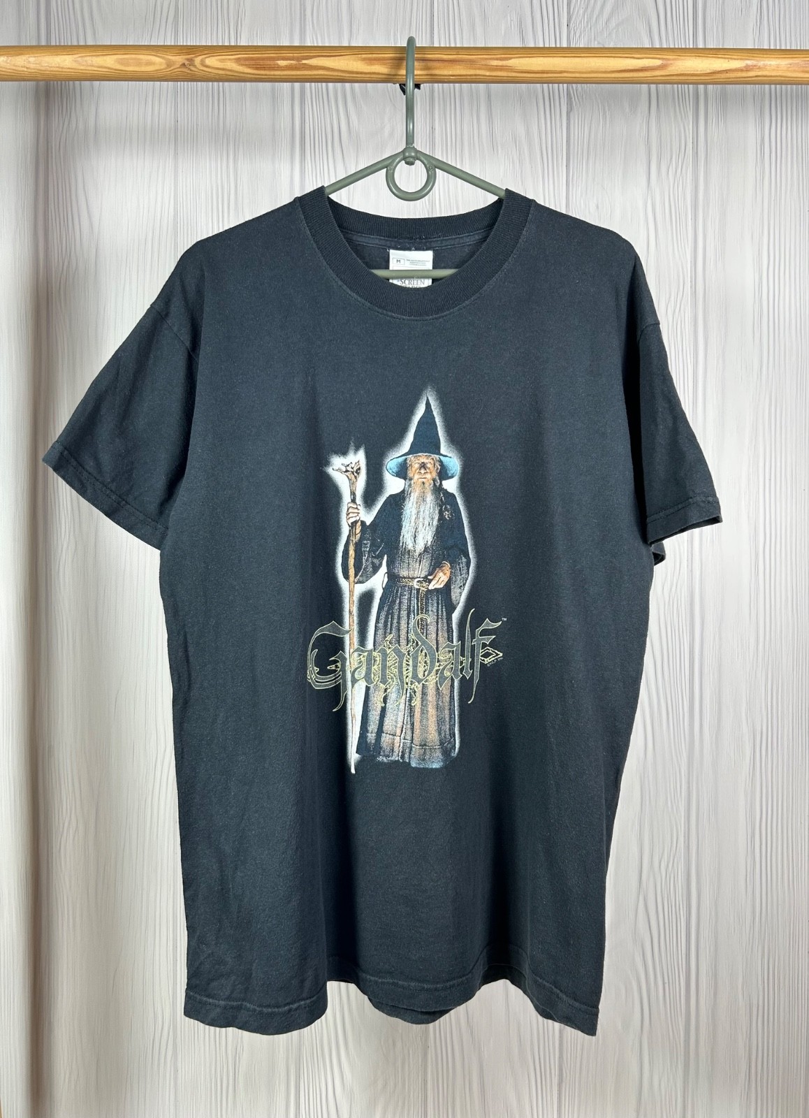 Vintage The Lord Of The Rings Gandalf Wizard T-shirt Size M