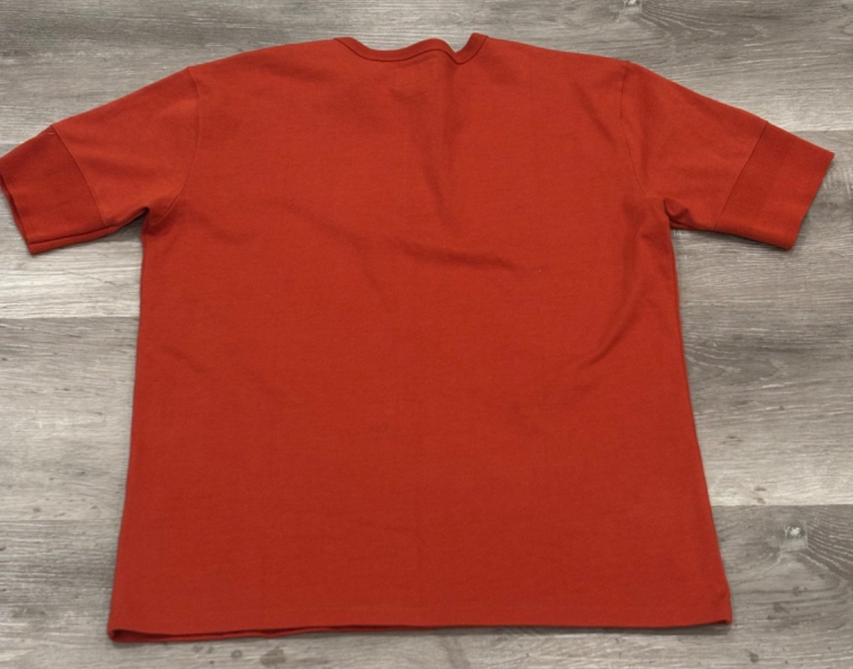 Bronson MFG Vintage Short Sleeve Henley Redwood Heritage Workwear Style Mens XL gallery