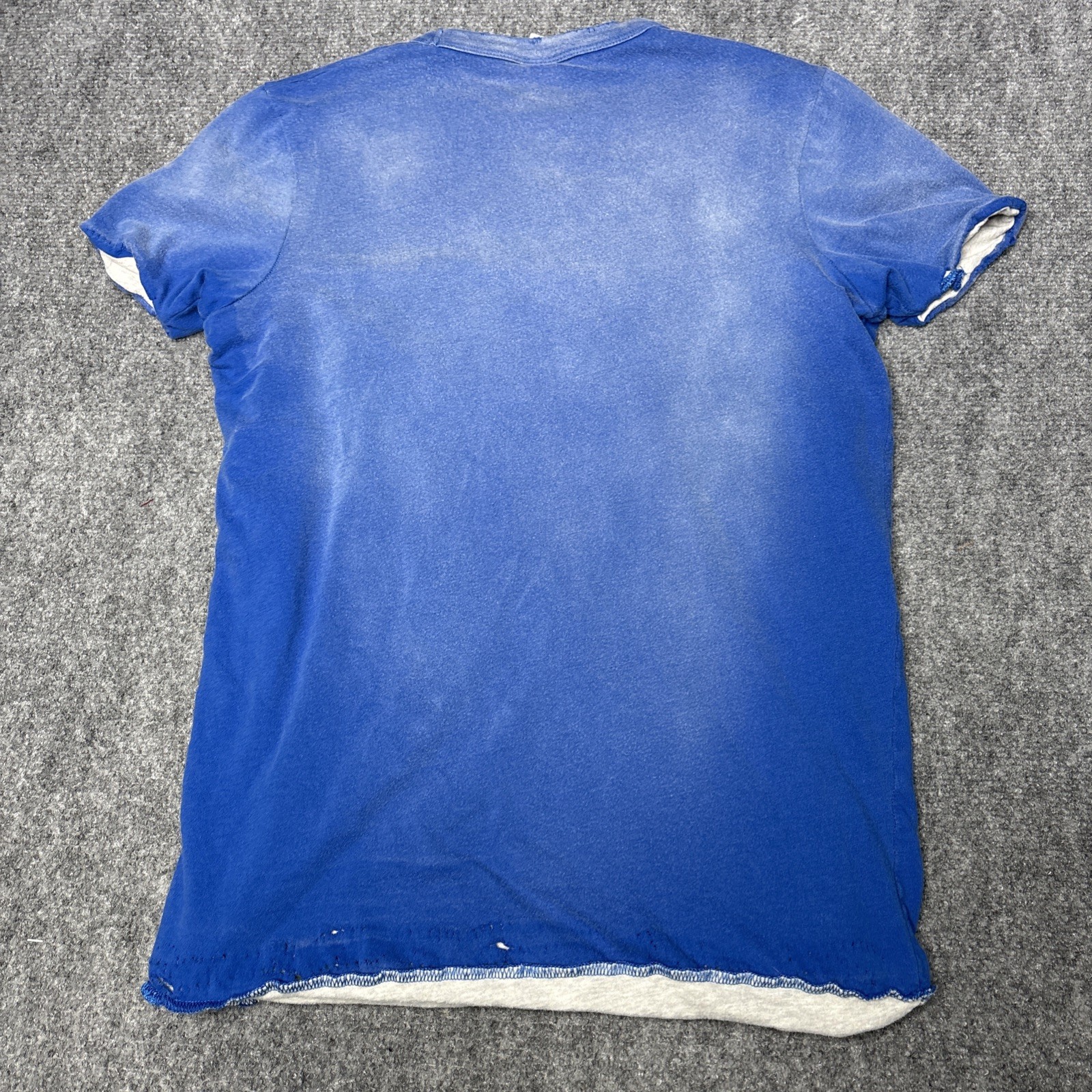 Vintage Abercrombie & Fitch Double Face Reversible Tee A & F Braves Native Small gallery