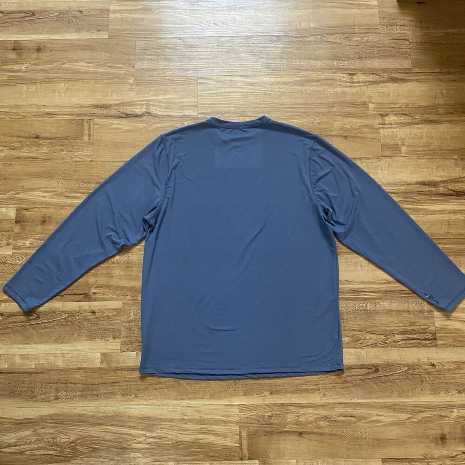 Hang Ten Mens XL Blue UPF 50+ Quick Dry Long Sleeve T-Shirt Sun Swim Rash Guard gallery