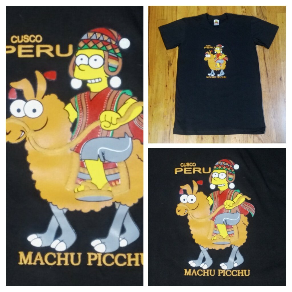 Homer Simpson Peru Souvenir t-shirt new hipster south park family guy