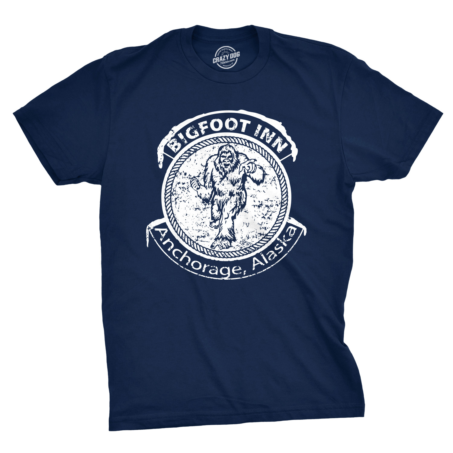 Big Foot Inn T Shirt Funny Dive Bar Pub Sasquatch Drinking Graphic Tee gallery