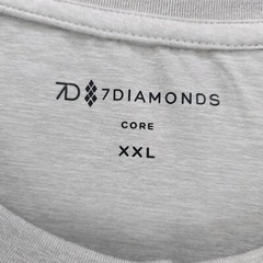 NWOT 7 DIAMONDS Core Long Sleeve Snap Henley Tee Natural Ash Men’s Size XXL