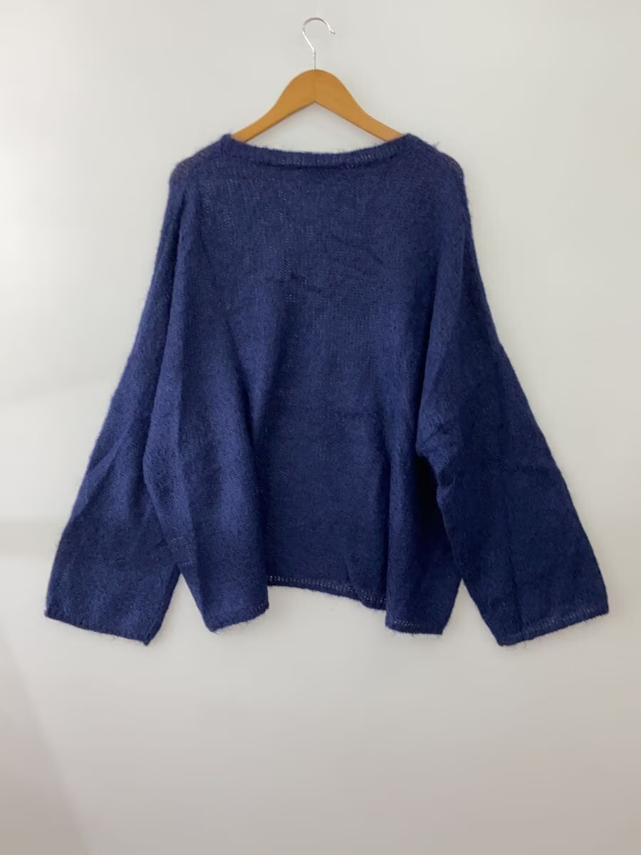 YSTRDY’S TMRRW Mohair Blend Knit Sweater (Lightweight) M Nylon NVY YT-K0703 gallery