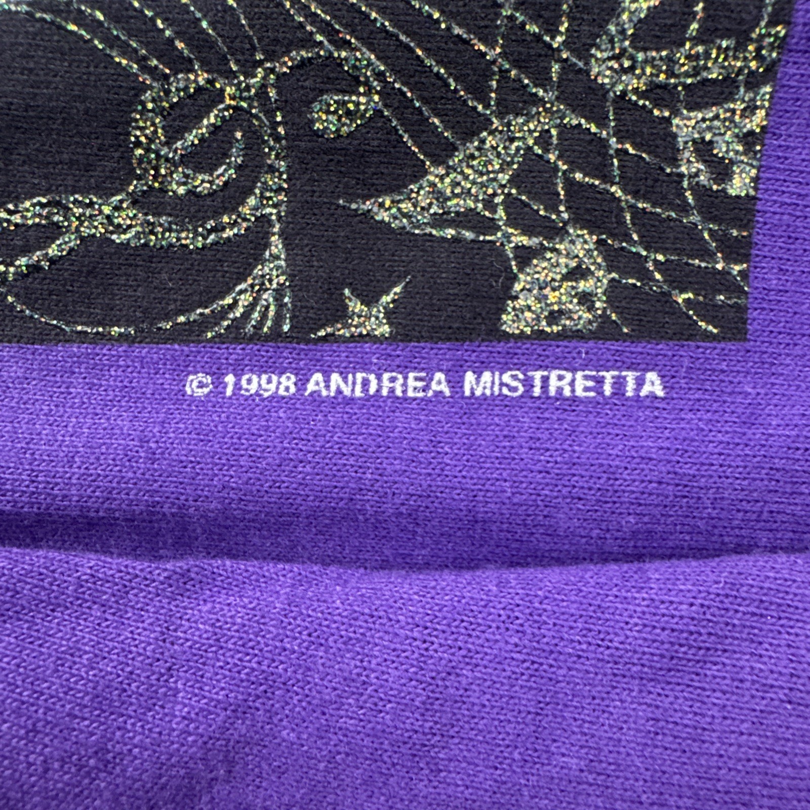 VTG 90s New Orleans Mardi Gras ‘99 Andrea Mistretta L T-Shirt Jester Graphic gallery