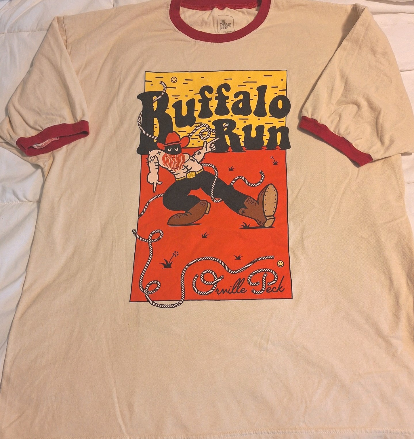 Short Sleeve Tee Shirt Size 2 XL Buffalo Run The Thread Shop Men’s